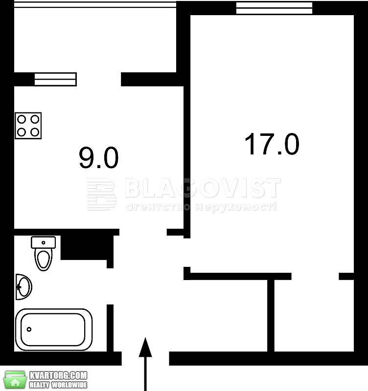 Sell 1-room apartment. Киев, Данченко — photo 4