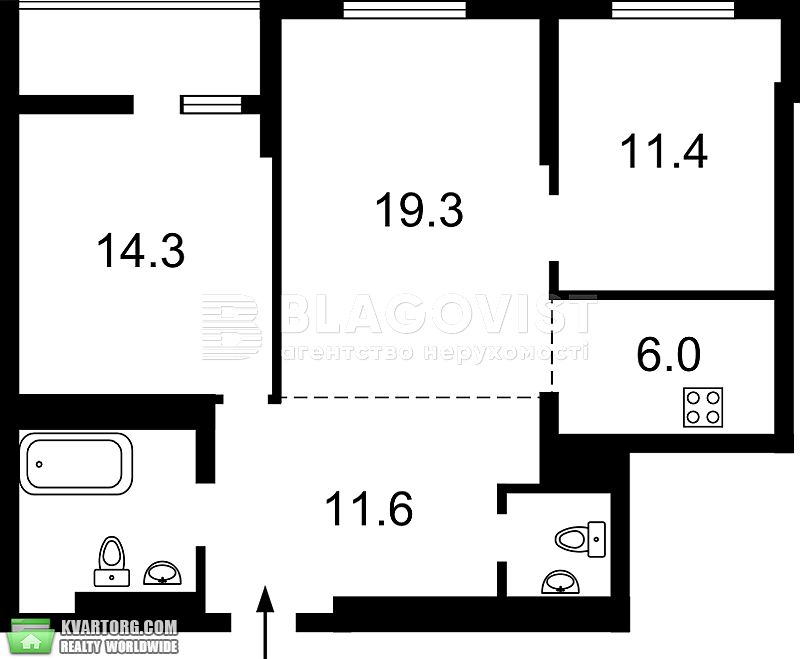 Sell 3-room apartment. Киев,  Ревуцкого — photo 2