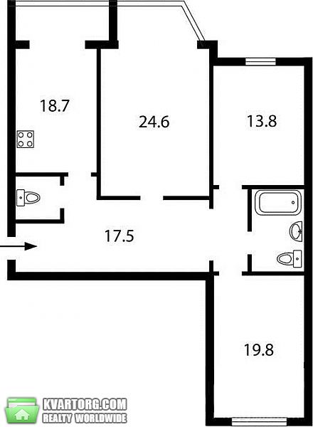 Sell 3-room apartment. Киев, Ломоносова — photo 7