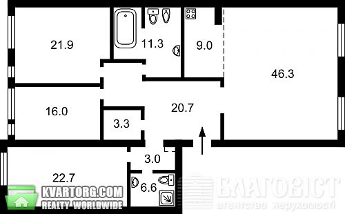 Sell 3-room apartment. Киев, Ирининская — photo 1