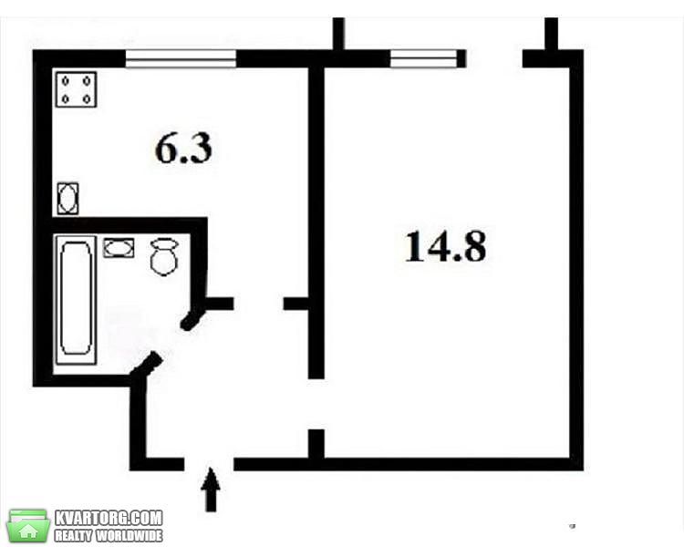 Sell 1-room apartment. Киев,  Шолом-Алейхема — photo 2