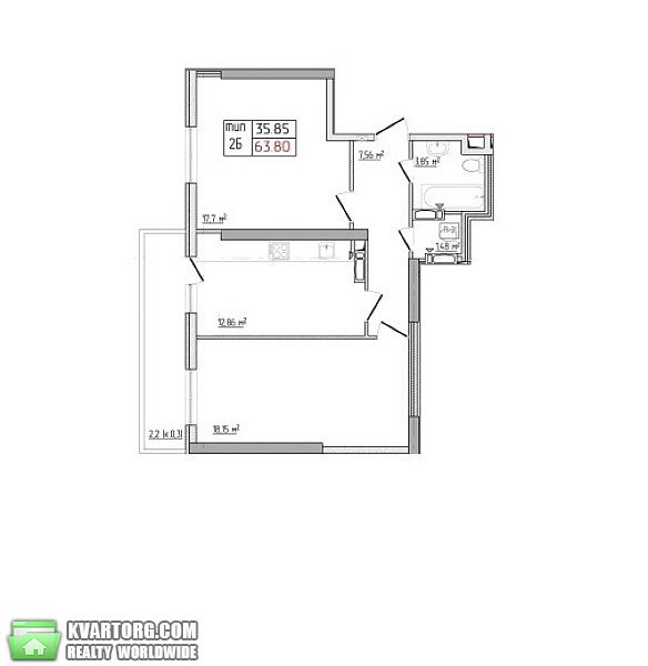Sell 2-room apartment. Киев, Строкача — photo 1