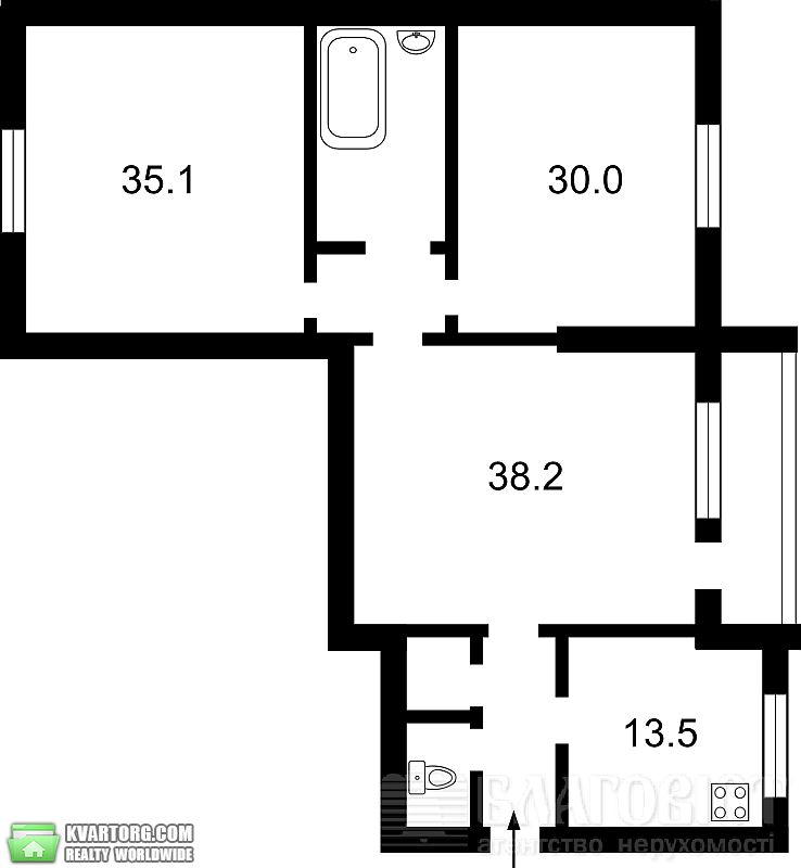 Sell 3-room apartment. Киев,  Щорса — photo 6