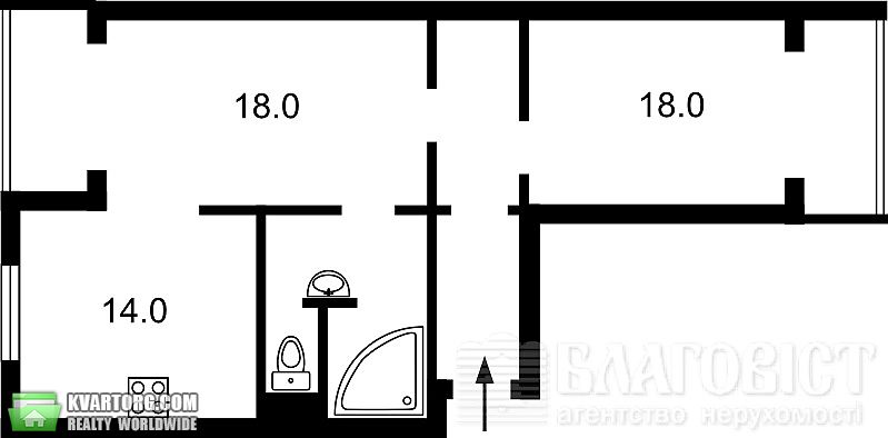 Sell 2-room apartment. Киев, Урловская — photo 2