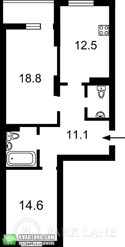Sell 2-room apartment. Киев,  Ломоносова — photo 8