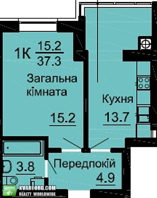 Sell 1-room apartment. Киев,  Зодчих — photo 6