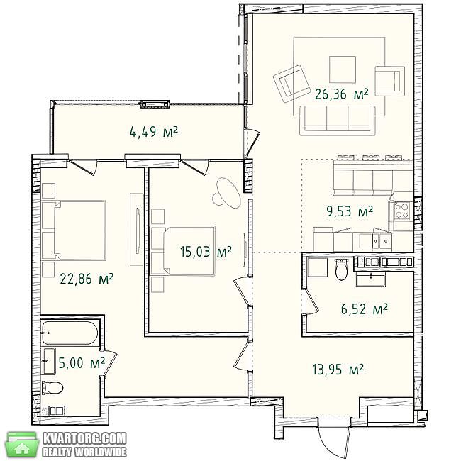 Sell 3-room apartment. Киев, Ильинская — photo 5