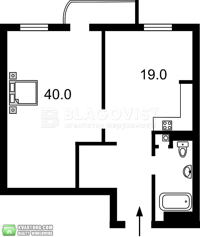 Sell 1-room apartment. Киев, Золотоустівська — photo 2