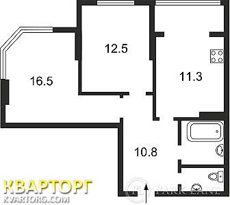 Sell 2-room apartment. Киев, Феодосийская — photo 3