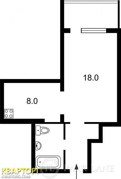 Sell 1-room apartment. Киев, Драгоманова — photo 3