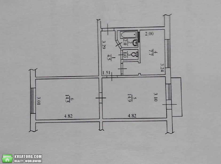 Sell 2-room apartment. Киев, Зодчих — photo 2