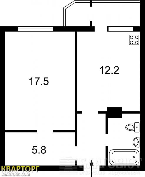 Sell 1-room apartment. Киев, Григоренка — photo 2