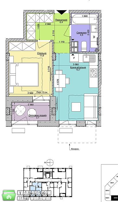 Sell 1-room apartment. Киев,  Теремковская — photo 3