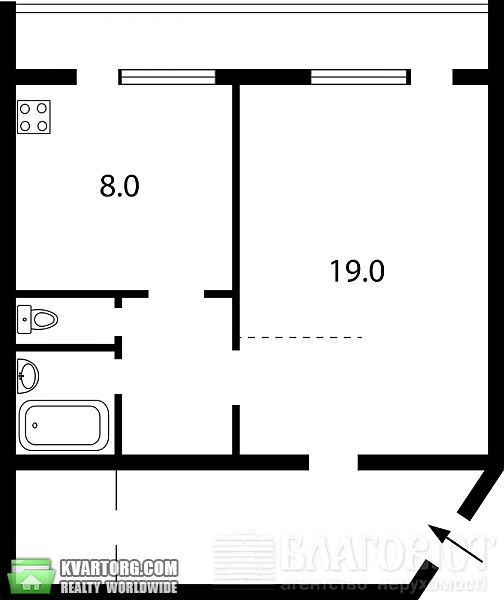Sell 1-room apartment. Киев,  Закревского — photo 6