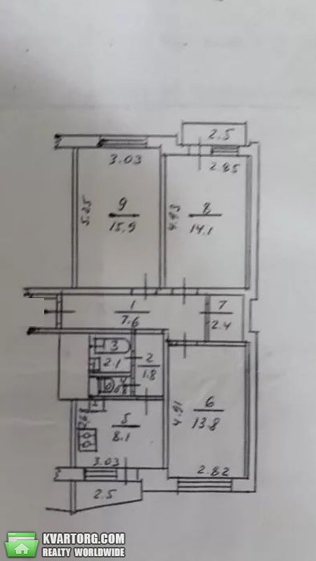Sell 3-room apartment. Киев,  Якубовского — photo 7