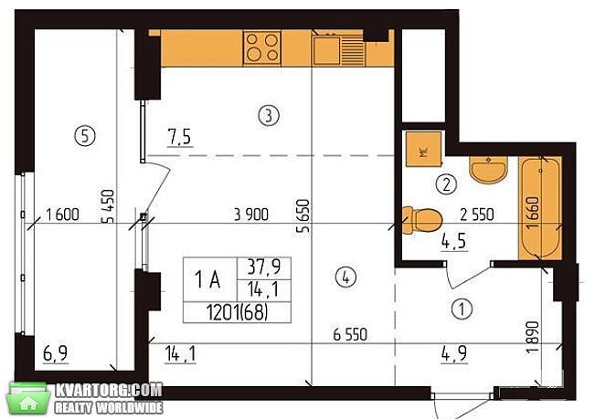 Sell 1-room apartment. Киев,  Нагорная — photo 3