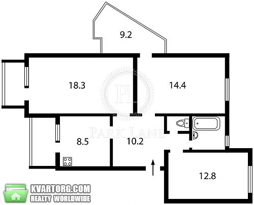 Sell 3-room apartment. Киев, Тарасовская — photo 2