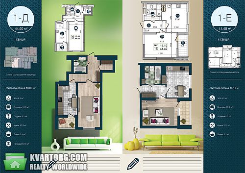 Sell 1-room apartment. Киев, Строкача — photo 4