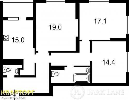 Sell 3-room apartment. Киев, Красногвардейская — photo 4