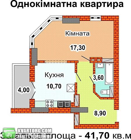 Sell 1-room apartment. Киев, Феодосийская — photo 3