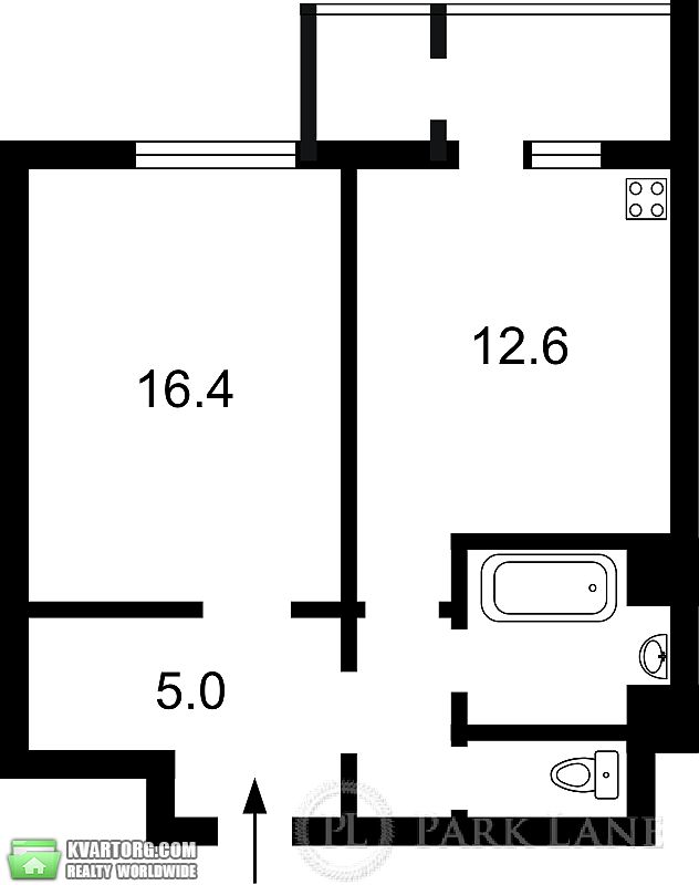Sell 1-room apartment. Киев,  Бориспольская — photo 4