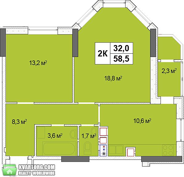 Sell 2-room apartment. Киев,  Механизаторов — photo 3