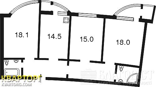 Sell 3-room apartment. Киев,  Днепровская наб — photo 4