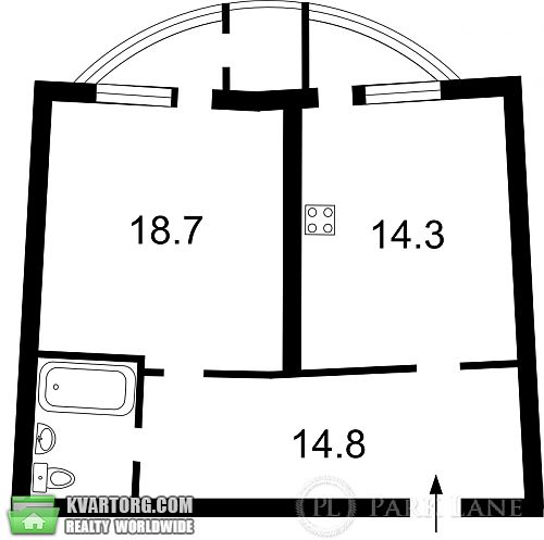 Sell 1-room apartment. Киев, Днепровская наб — photo 2