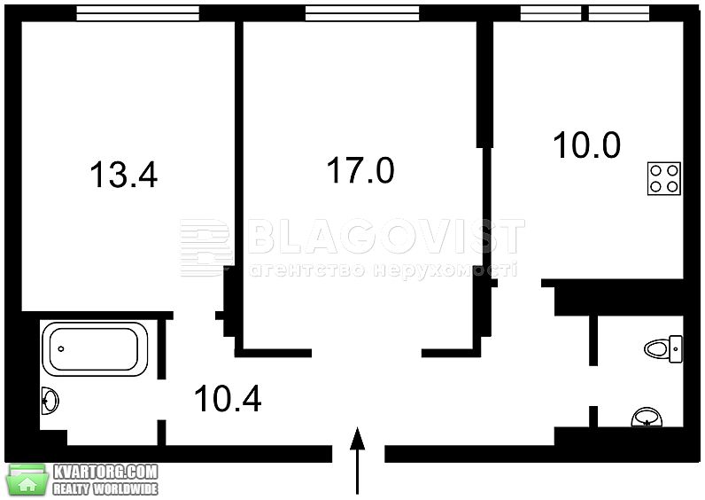 Sell 2-room apartment. Киев,  Крушельницкой — photo 10