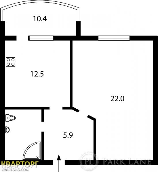 Sell 1-room apartment. Киев,  Харьковское шоссе — photo 10