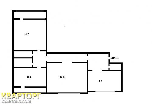 Sell 3-room apartment. Киев,  Чернобыльская — photo 2