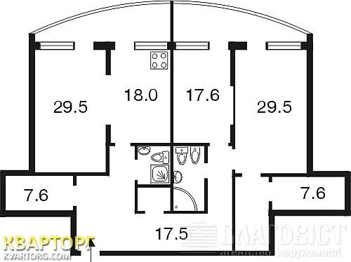 Sell 3-room apartment. Киев,  Мирного Панаса — photo 2