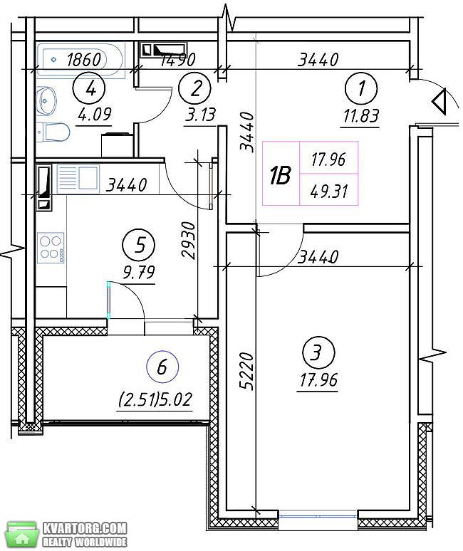 Sell 1-room apartment. Киев,  Ревуцкого — photo 2