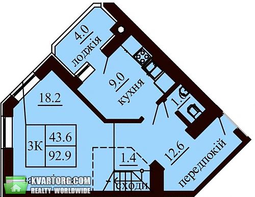 продам 3-комнатную квартиру. Киев,  Боголюбова - фото 4