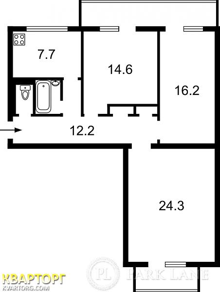 Sell 3-room apartment. Киев,  Гончара — photo 2