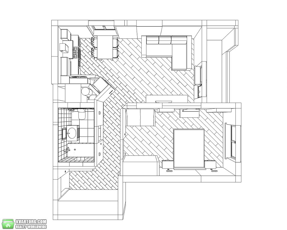 Rent out 2-room apartment. Киев,  Урловская — photo 10
