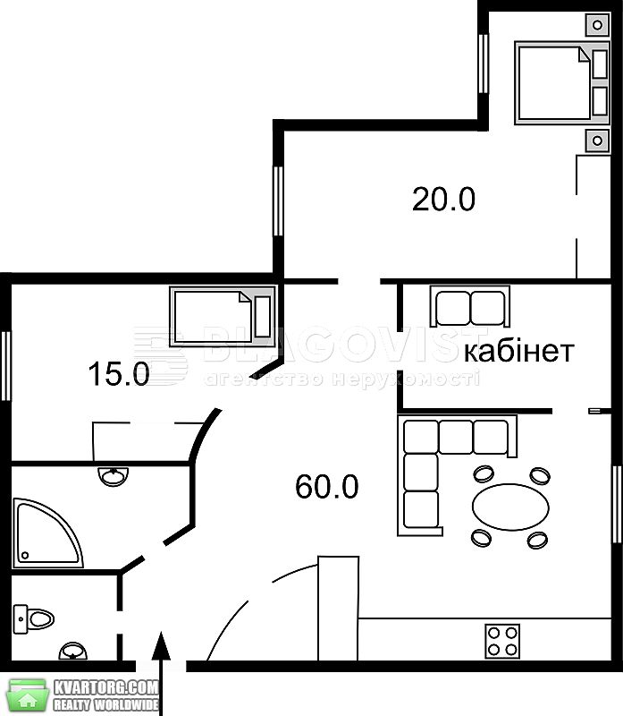 Sell 3-room apartment. Киев,  Ветрова — photo 1