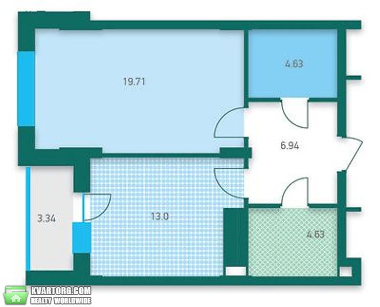 Sell 1-room apartment. Киев,  Жилянская — photo 3