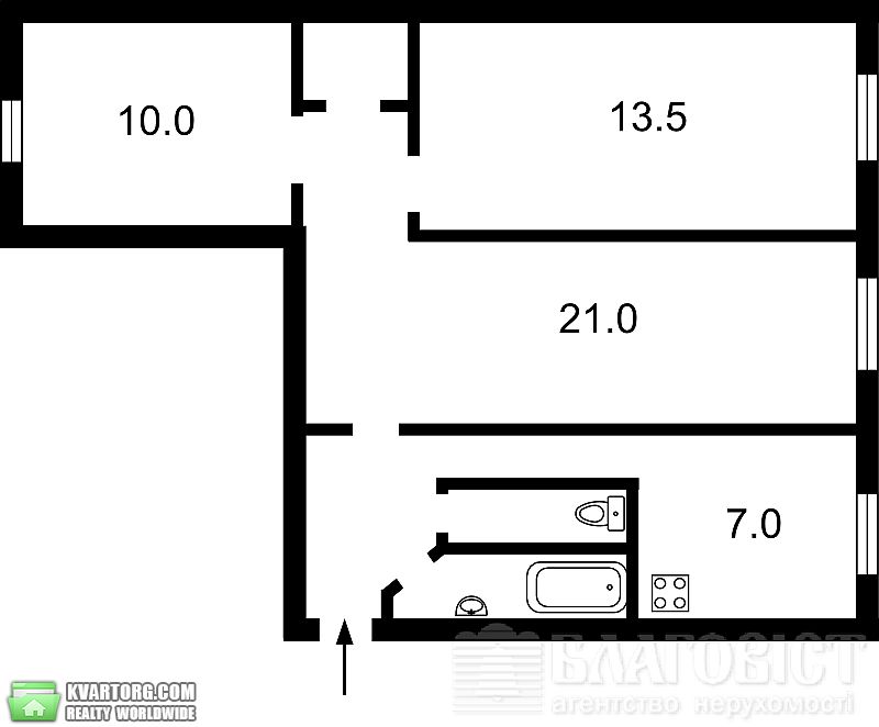 Sell 3-room apartment. Киев,  Жилянская — photo 1