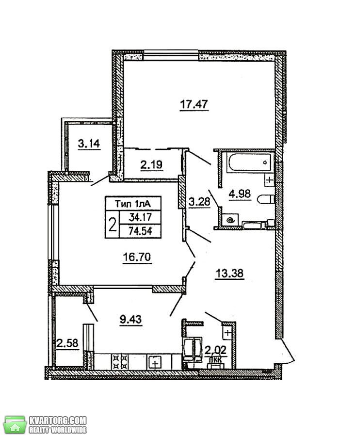 Sell 2-room apartment. Киев,  Краковская — photo 9