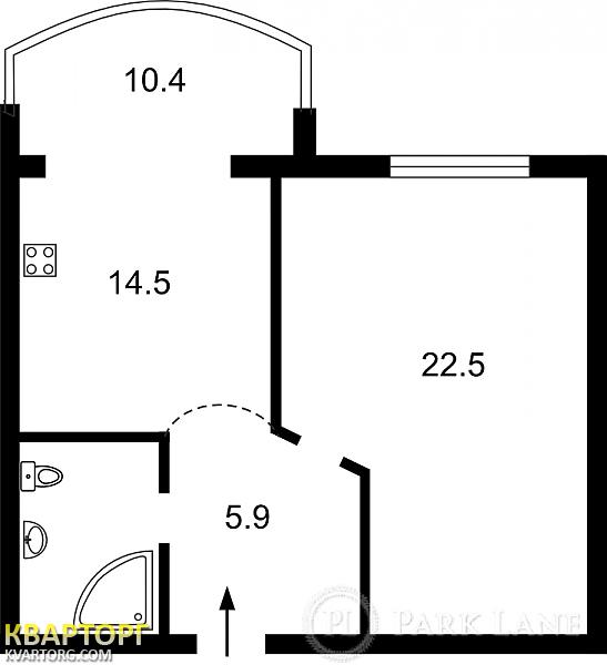 Sell 1-room apartment. Киев, Оболонская наб — photo 2