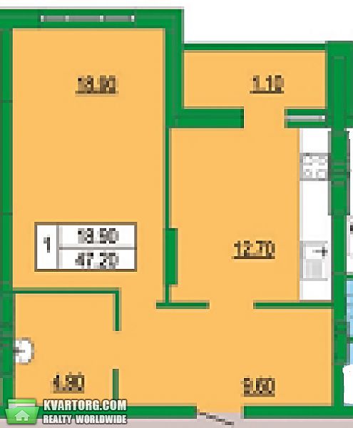 Sell 1-room apartment. Киев, Академика Вильямса — photo 2