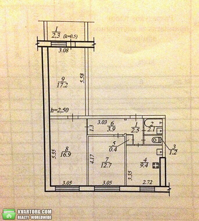 Sell 3-room apartment. Днепропетровск, Бульвар Славы — photo 10