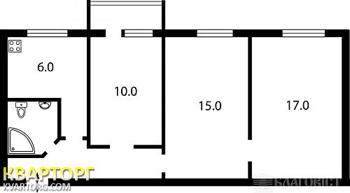 Sell 3-room apartment. Киев, Б.Васильковская — photo 2