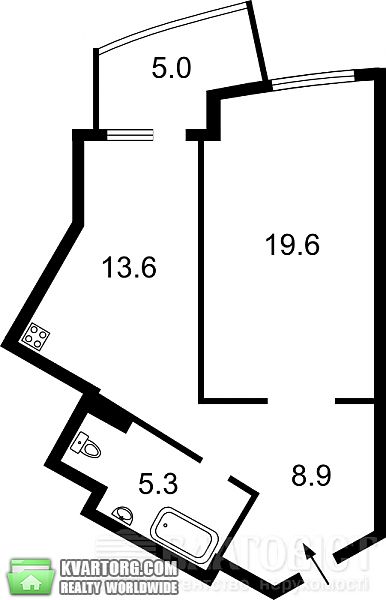Sell 1-room apartment. Киев, Рижская — photo 7
