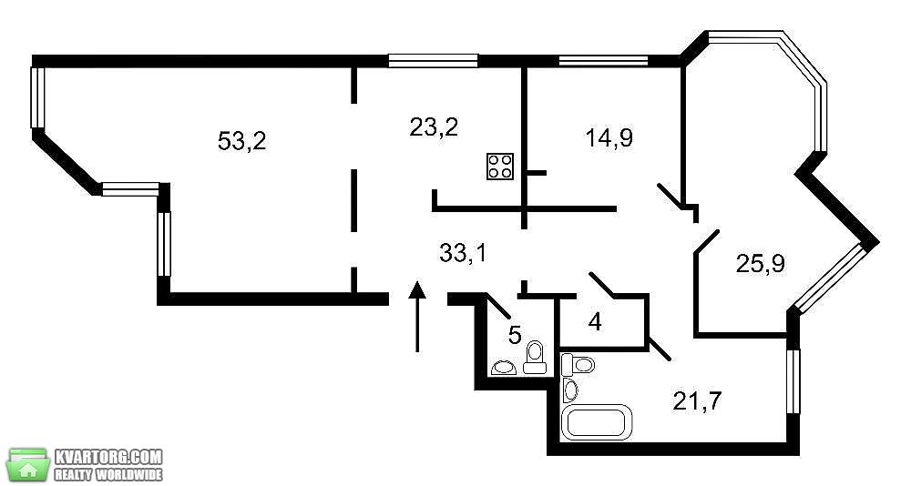 Rent out 3-room apartment. Киев,  Героев Сталинграда пр — photo 10