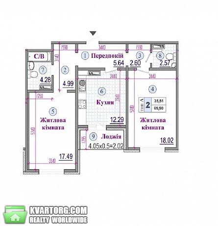 Sell 2-room apartment. Киев,  Ломоносова — photo 2