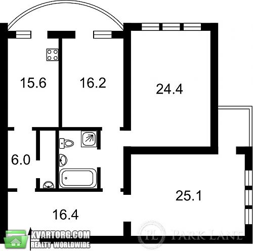 Sell 2-room apartment. Киев, Героев Сталинграда пр — photo 2