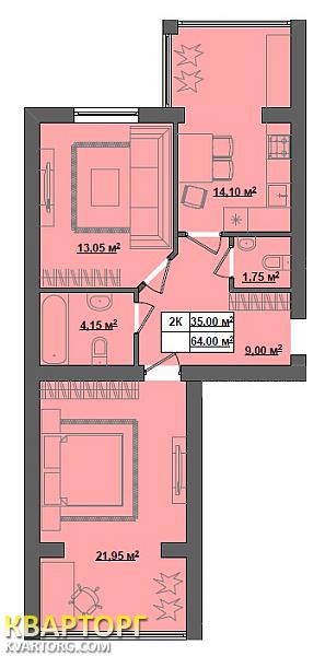 Sell 1-room apartment. Киев, Мира — photo 7