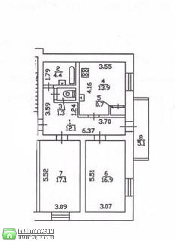 Sell 2-room apartment. Киев,  Краковская — photo 10